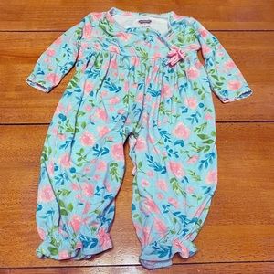 Mud pie | 3-6 mo | floral pajamas/sleep gown